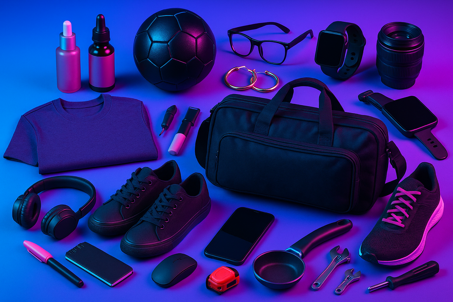 Vibrant Blue-Purple Hero