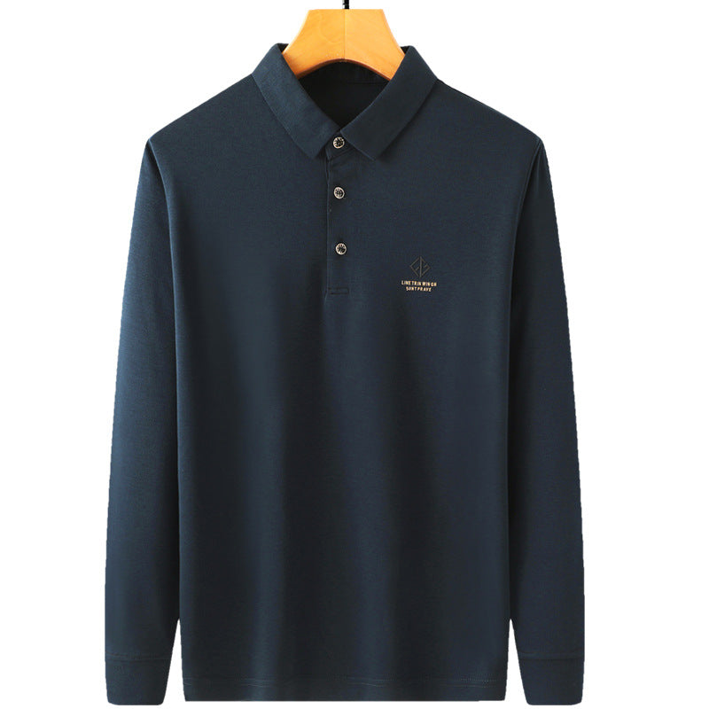 Dad Long Sleeve T-shirt Autumn Thin Middle-aged Men