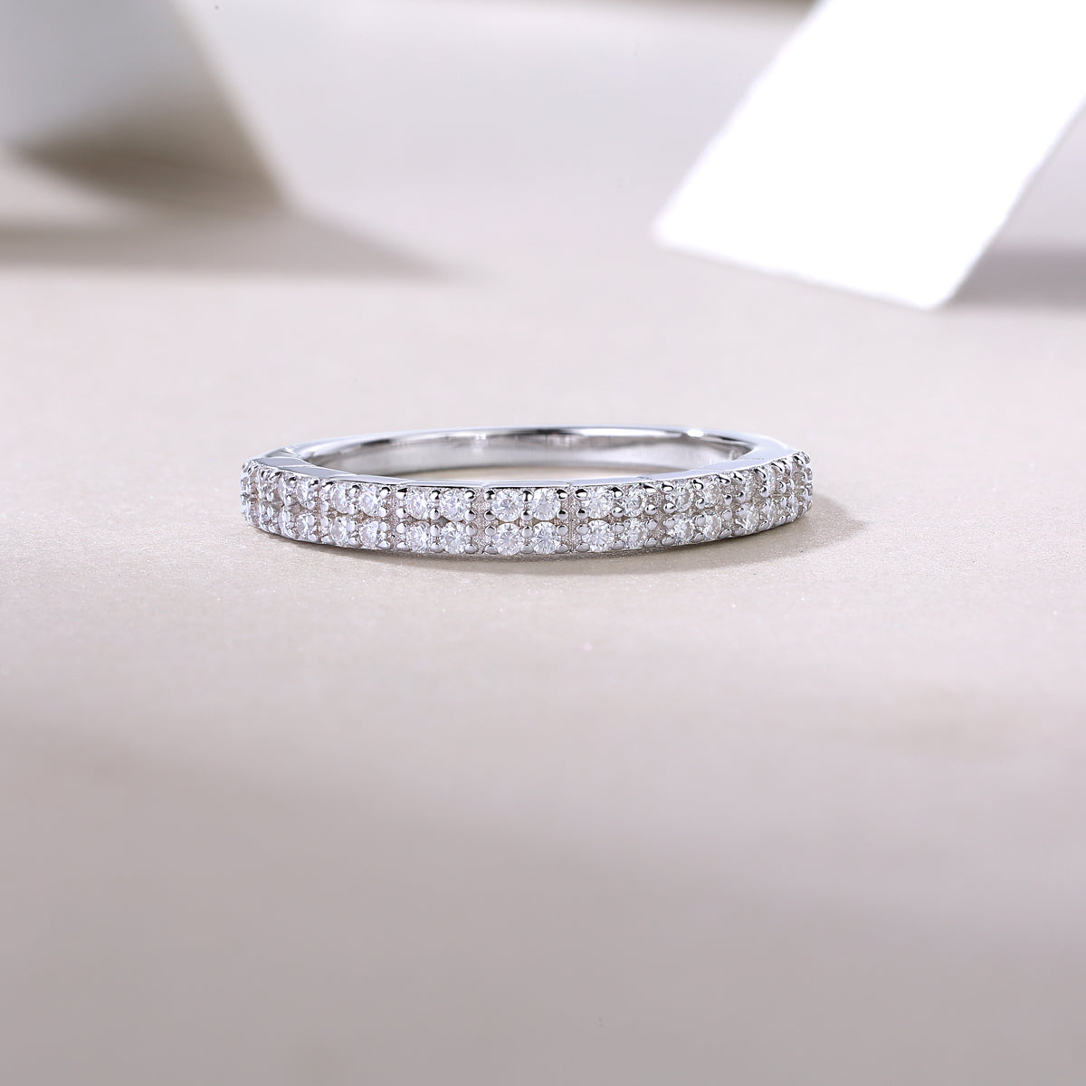 1For Love - A Fashionable And Luxurious Jewelry Accessory Set With Moissanite S925 Sterling Silver And Platinum-plated Diamond Prohibit TikTok sales