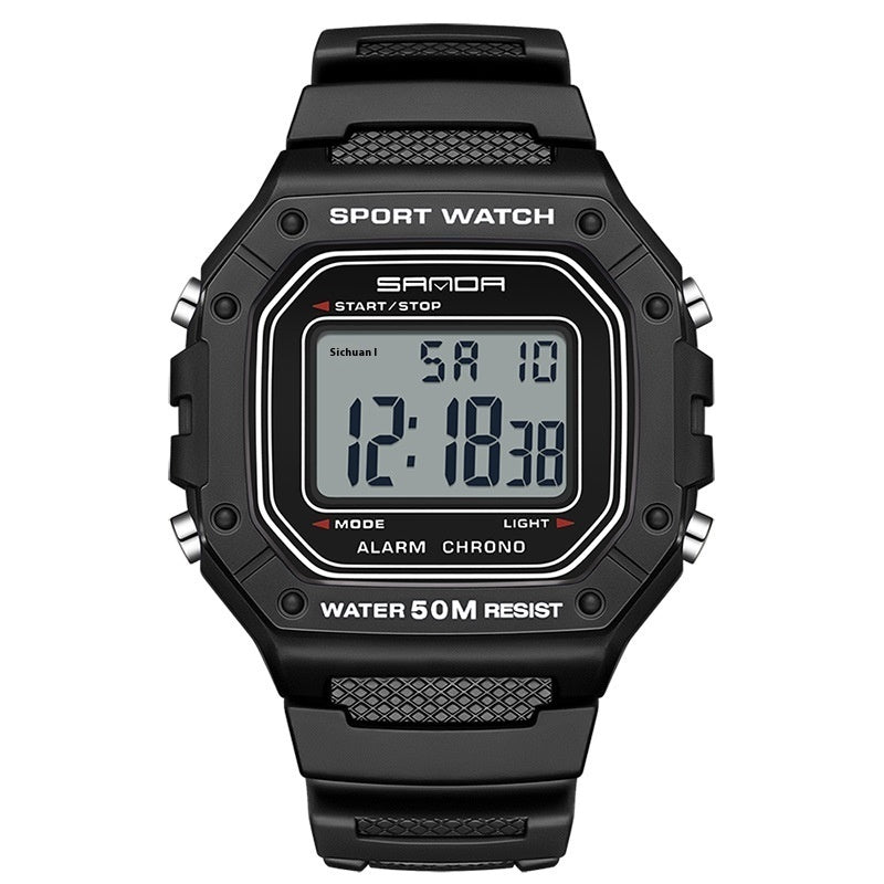 Swimming Waterproof Youth Electronic Watch Simple Alarm Clock