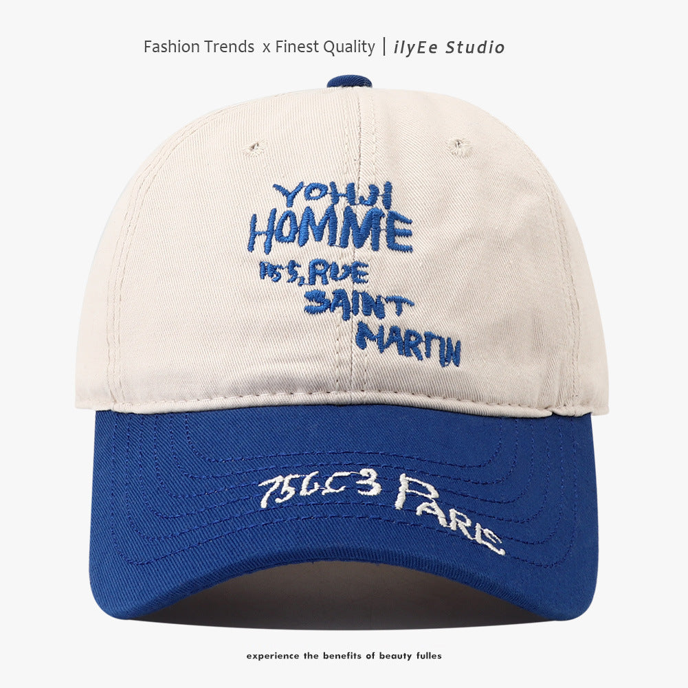 Big Head Circumference Peaked Cap Fashion Trendy Baseball Cap For Men