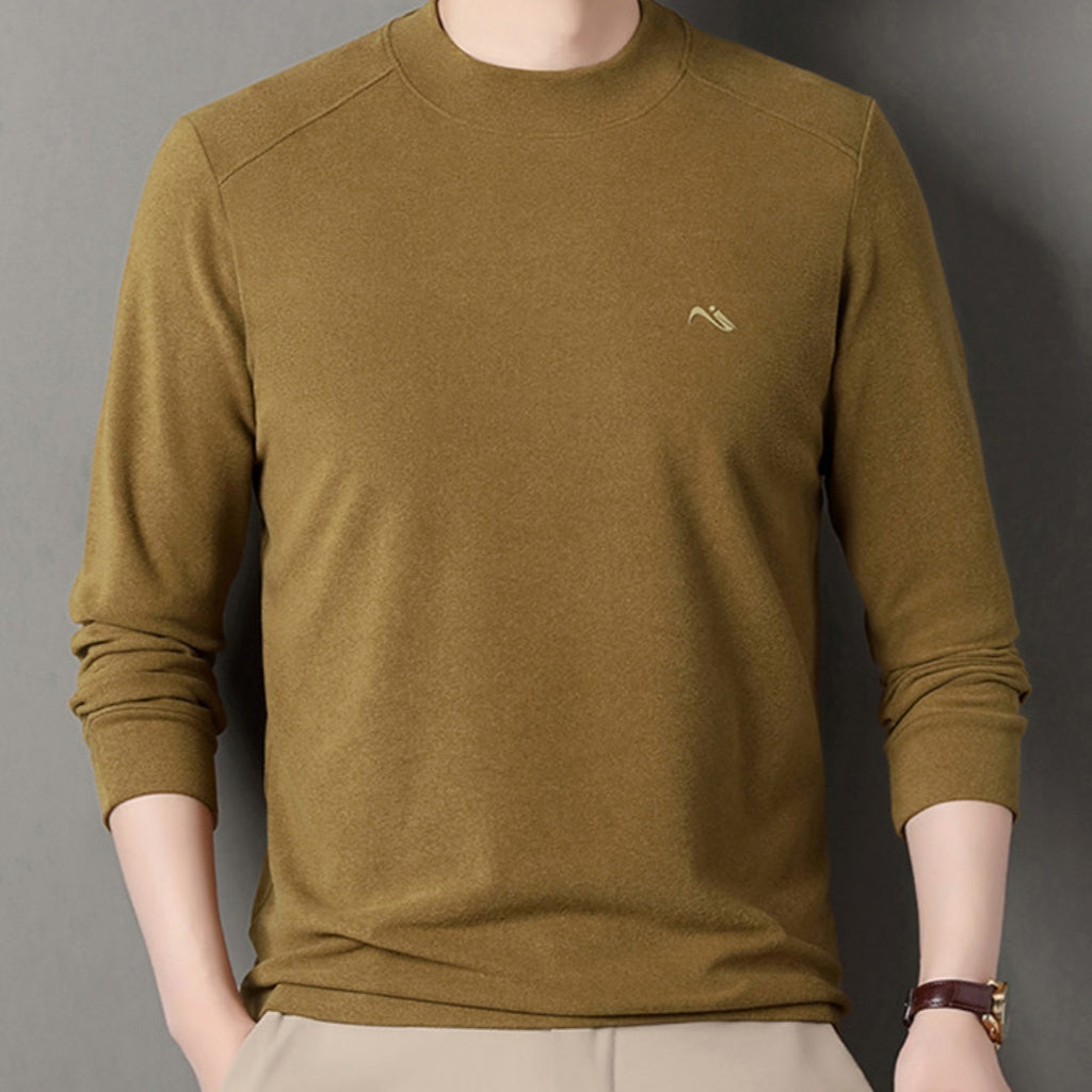 Crew Neck Casual Loose Long Sleeve Men's T-shirt
