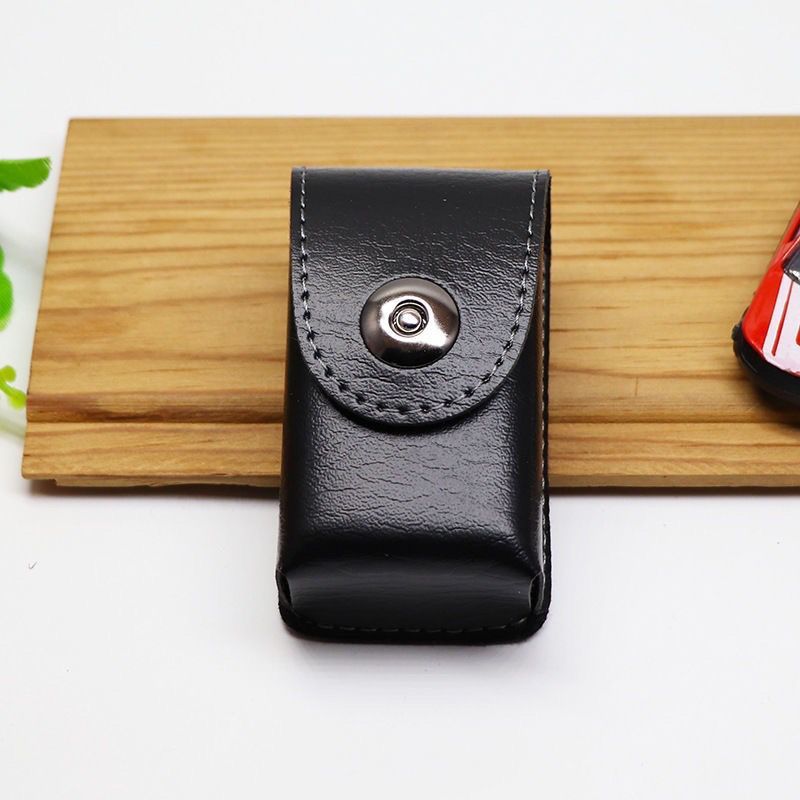 Men's Leather Case Portable Compact Good-looking