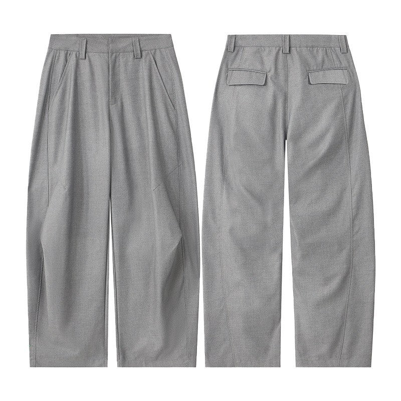 Retro High Grade Pleated Women's Wide-leg Pants