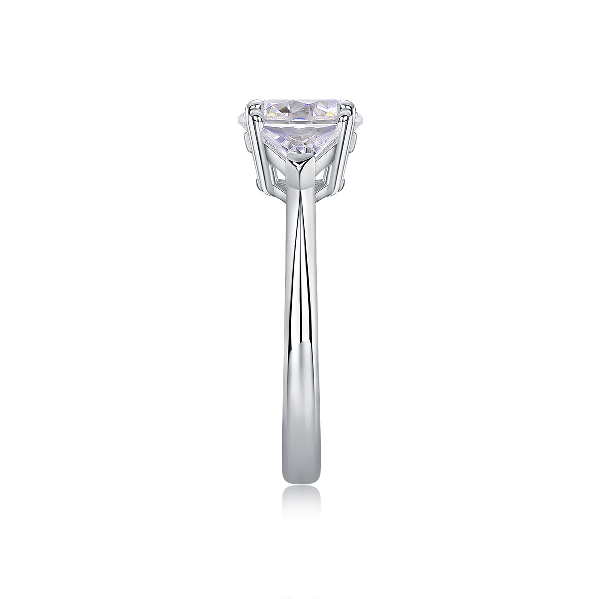 1Ocean Diamond - A Fashionable And Luxurious Jewelry Piece Set With 2-carat Moissanite S925 Sterling Silver And Platinum-plated Diamond Prohibit TikTok sales