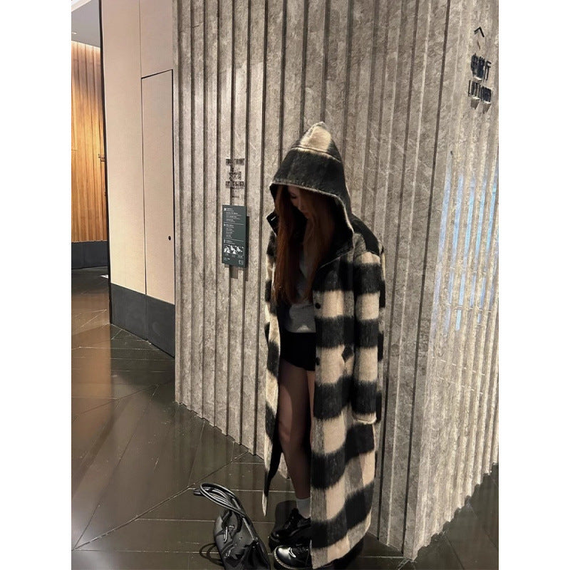 Season Warm Woolen Coat Mid-length