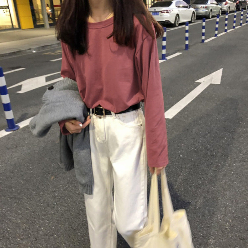 Loose All-matching Student Clothes Women's Top