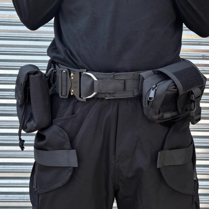 High Street Function Detachable Multifunctional Tactical Belt Waist Bag Suit
