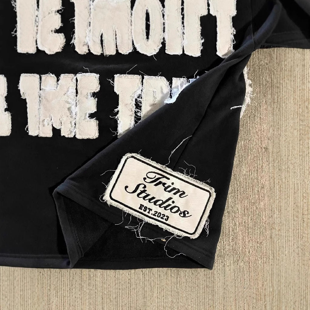 Loose Round Neck Ins Short Sleeve Top