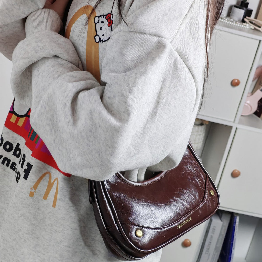 Niche Chain Crescent Underarm Bag Women's High-grade One-shoulder