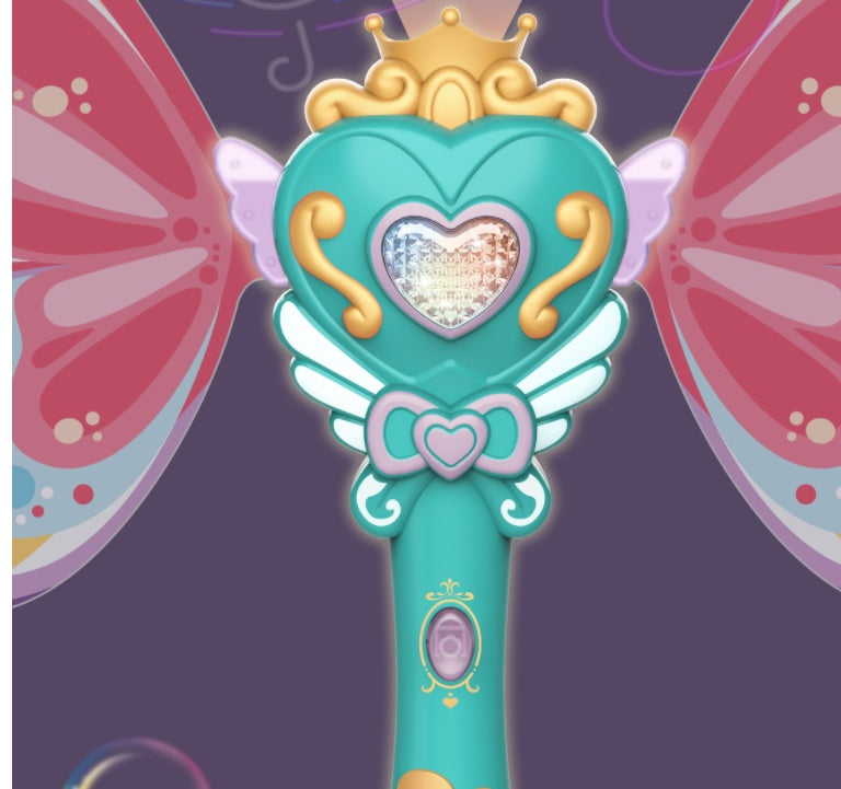 Kids Magic Wand Cute  Party Water Bubble Machine Gun Blower Toy Electric Magic Wedding Soap Bubble Pomperos Outdoor Toy