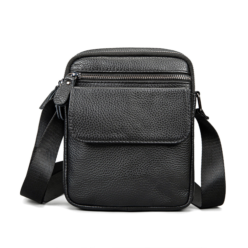 Men's First Layer Cowhide Crossbody Genuine Leather Bag
