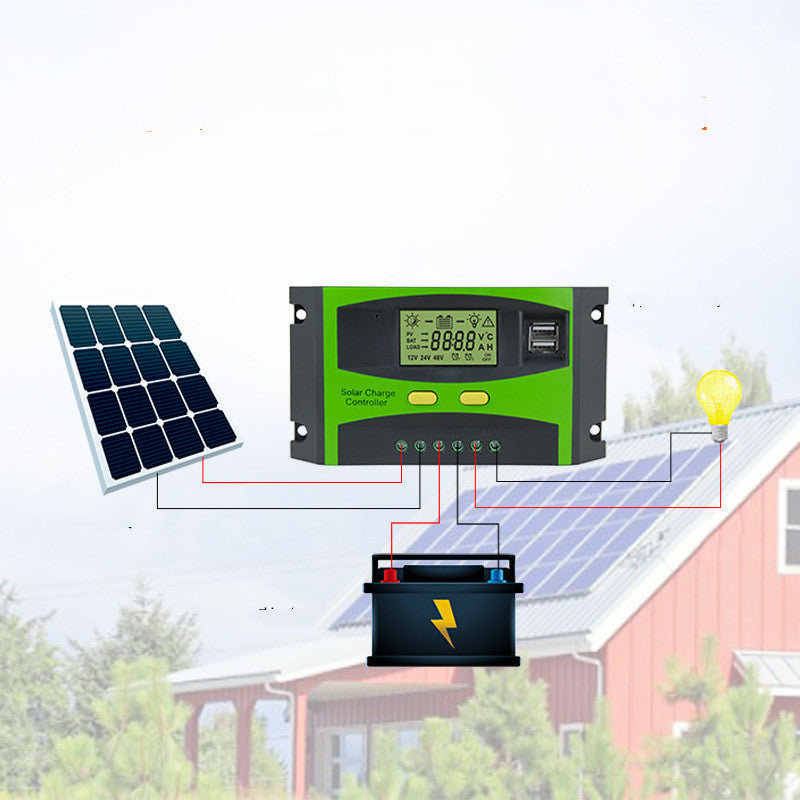 Solar Panel Controller Photovoltaic Intelligent Charging Power Generation Sun Shield Controller