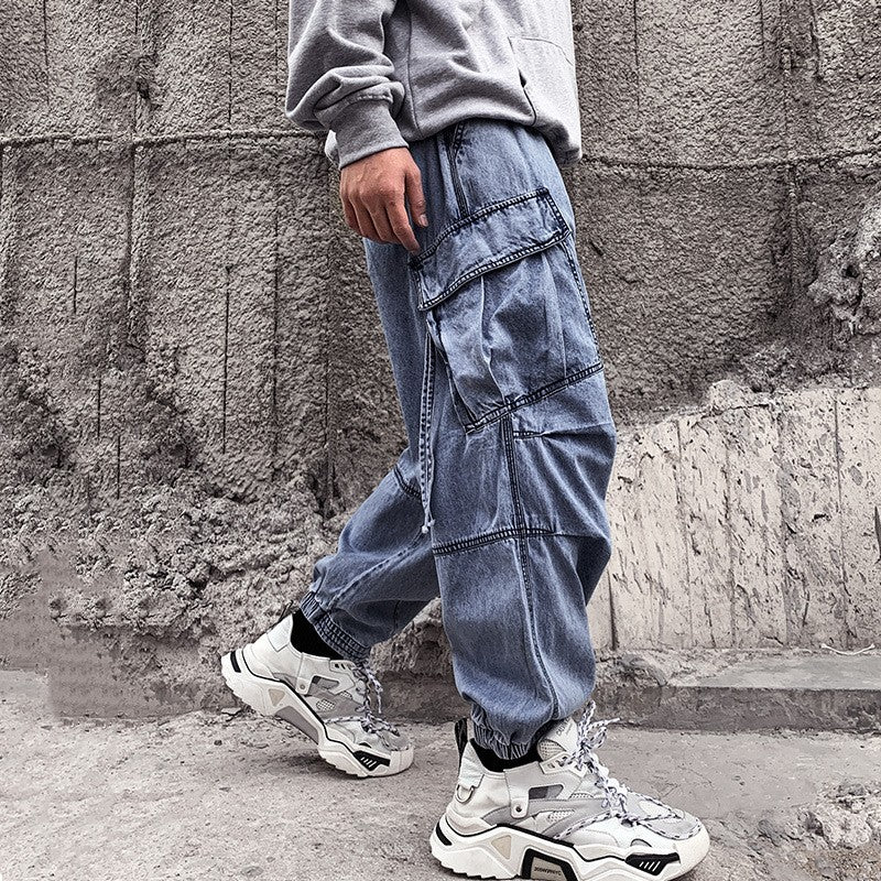 Overalls Men's Casual Heavy-duty Jeans