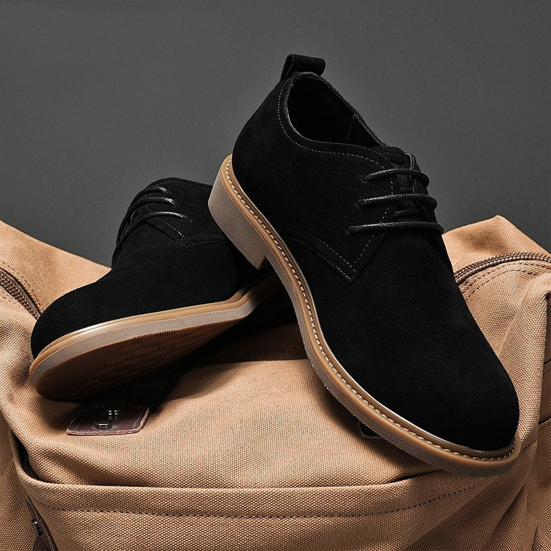 Autumn Retro British Martin Leather Shoes Men's Outdoor Work Shoes Suede