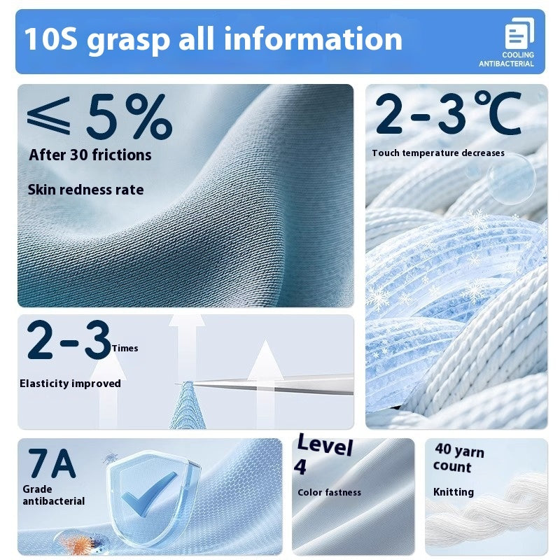 Collar Men's Short-sleeved Polo Shirt High-end