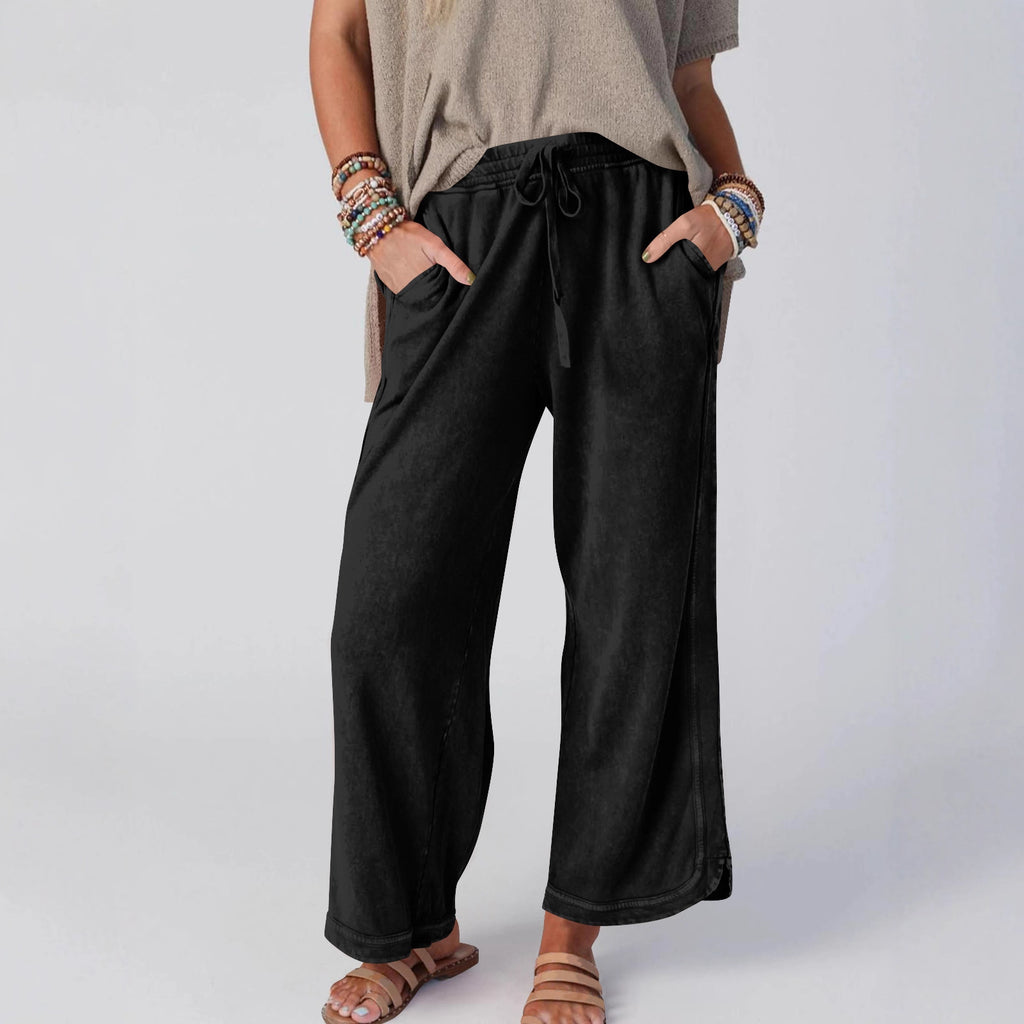 Women's Fashion Casual Wide Leg Leisure Sports Pants