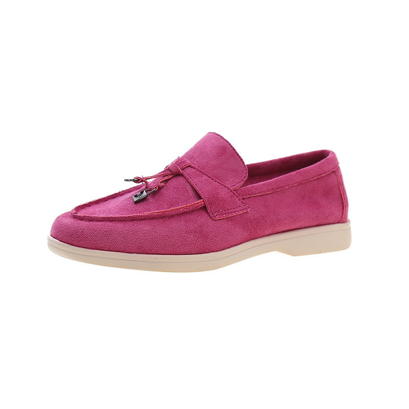 Plus Size Soft Bottom Slip-on European And American Leisure Round Toe Flat Shoes