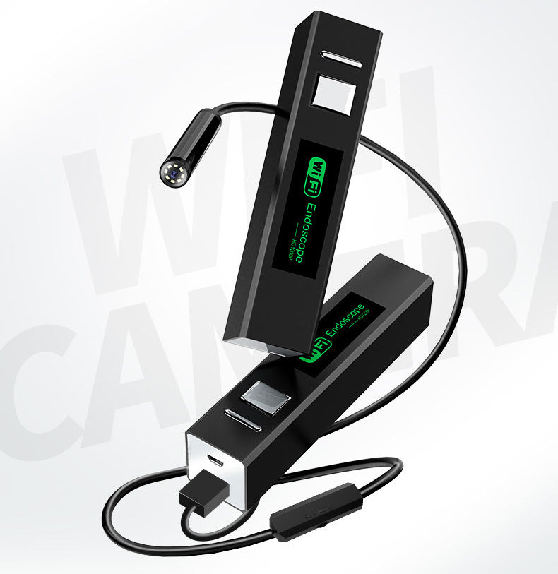 1200P Industrial Endoscope WiFi Air Conditioning Pipe Phone Android 3 In 1 Visual Auto Repair Camera
