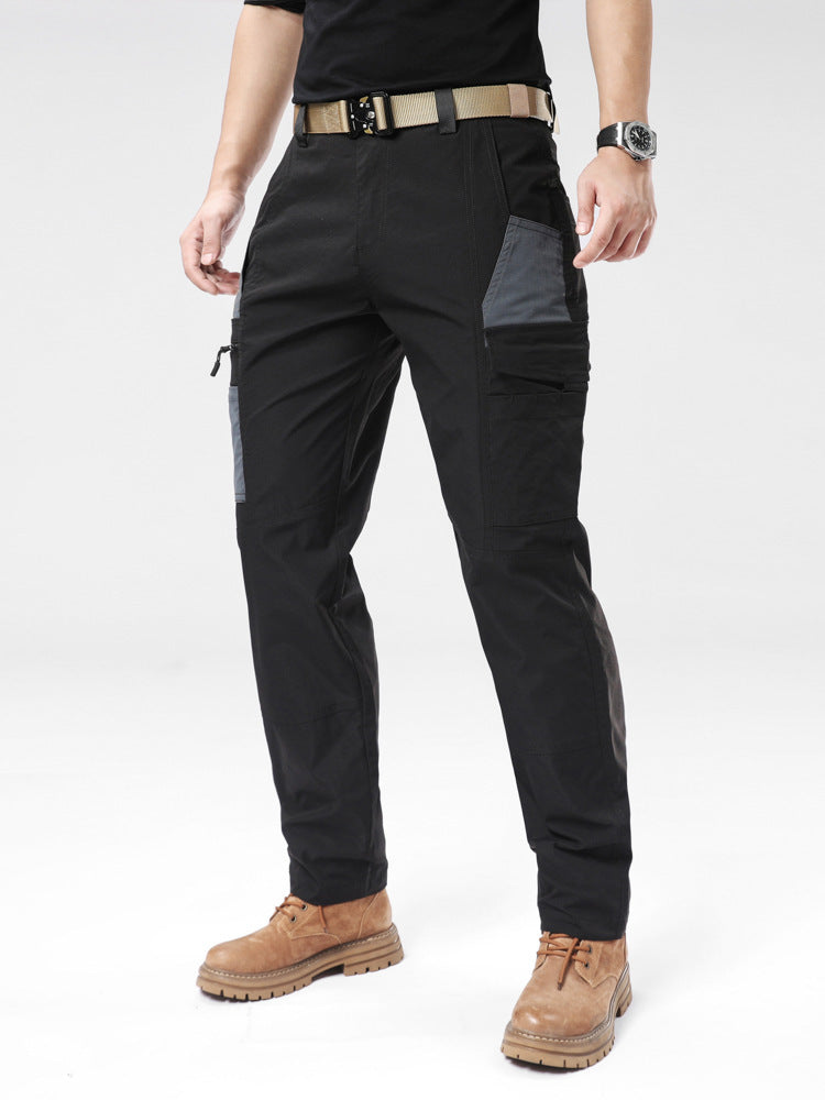 Men's Outdoor Loose Casual Pants Overalls Windproof Waterproof