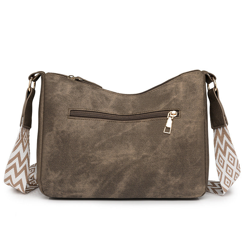 Large Capacity One Shoulder Crossbody New Women's Soft Leather Backpack Bag