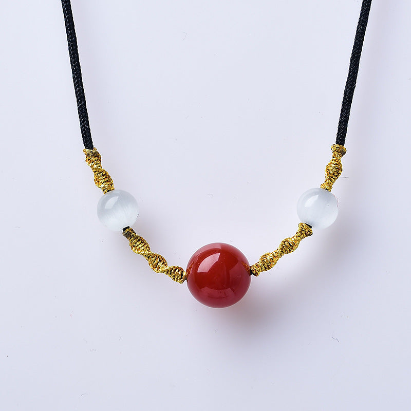 Red Agate Necklace Lovesickness Red Bean Bracelet