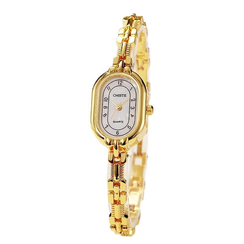 Retro Oval Women's Fritillary Student Bracelet Watch