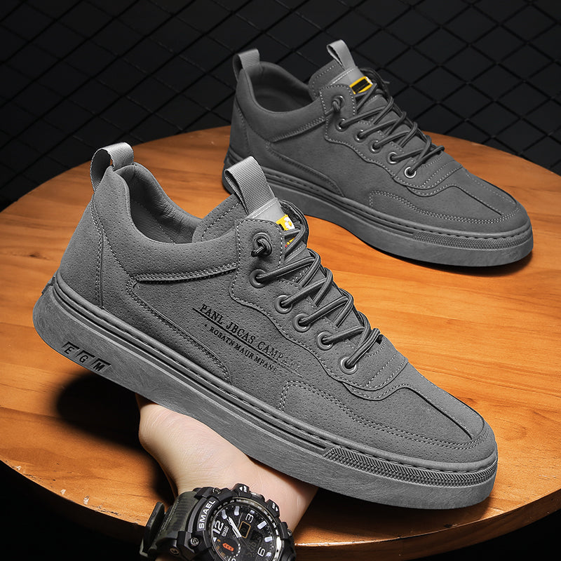 Men's Shoes, Autumn, Construction Site  Sports, Leisure, Board Shoes, Waterproof, Non-slip Tooling, Wear-resistant Labor Protection Tide Shoes