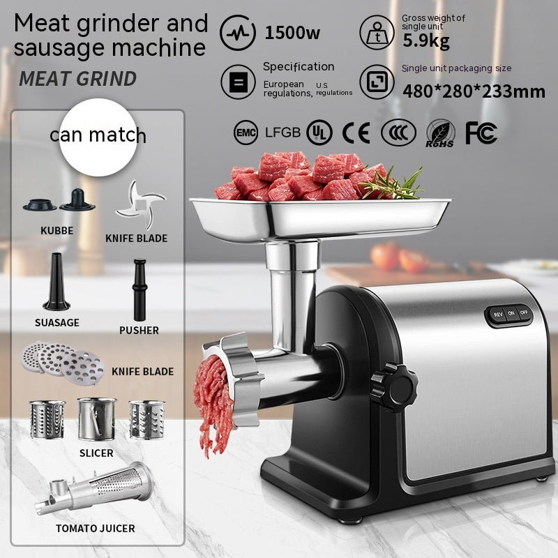 Stainless Steel Electric Minced Meat Filling Sausage Machine