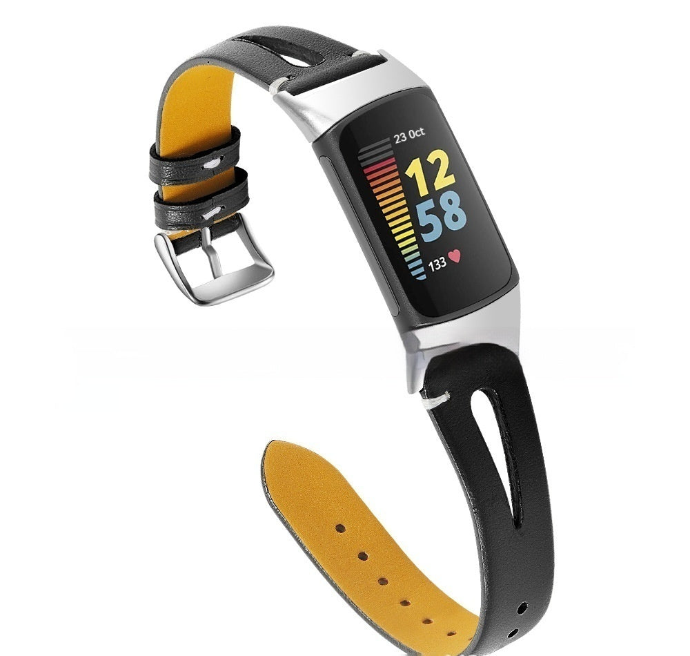 Suitable For Hollow Out Leather Watchband