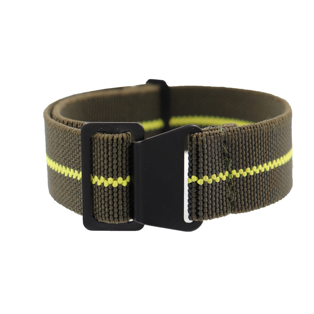 Fineknit Color Matching Elastic Quick-drying Men's Nylon Watchband