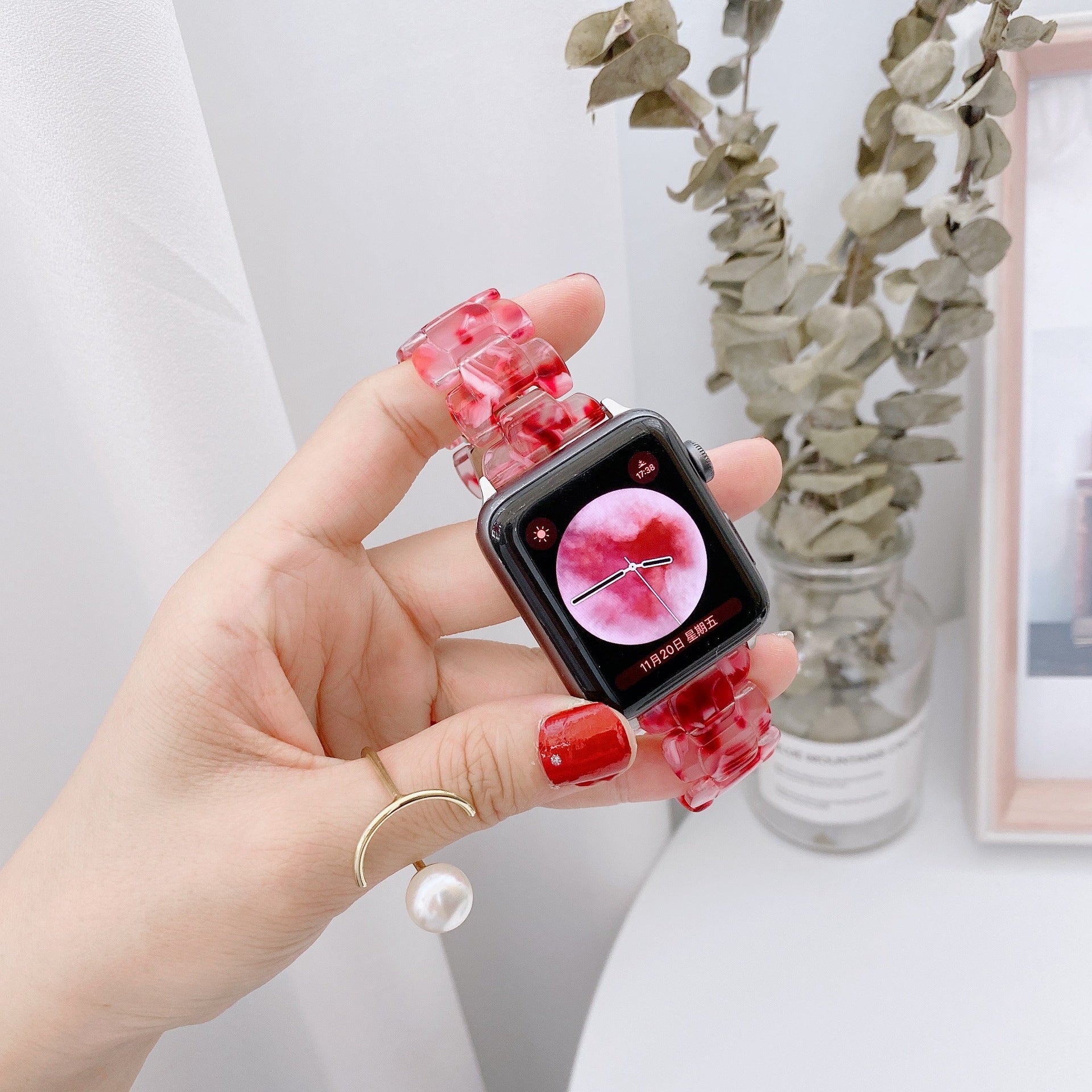 Smart Watch Oval Lightweight Resin Strap