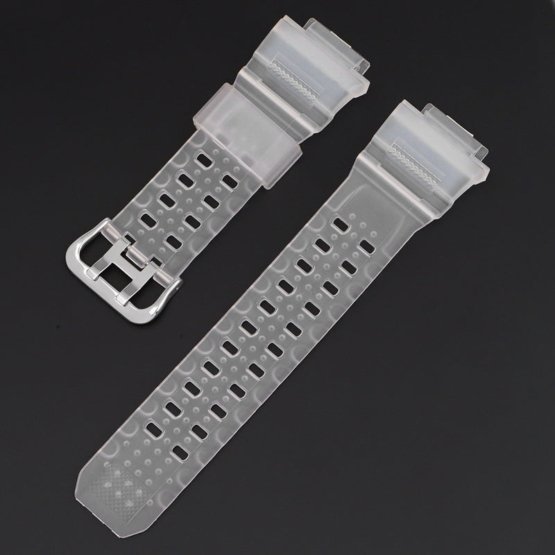 Camouflage Rubber TPU Resin Watchband Accessories