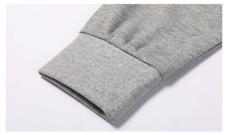 Men's Polo Shirt Korean Version Lapel Embroidery Long Sleeves