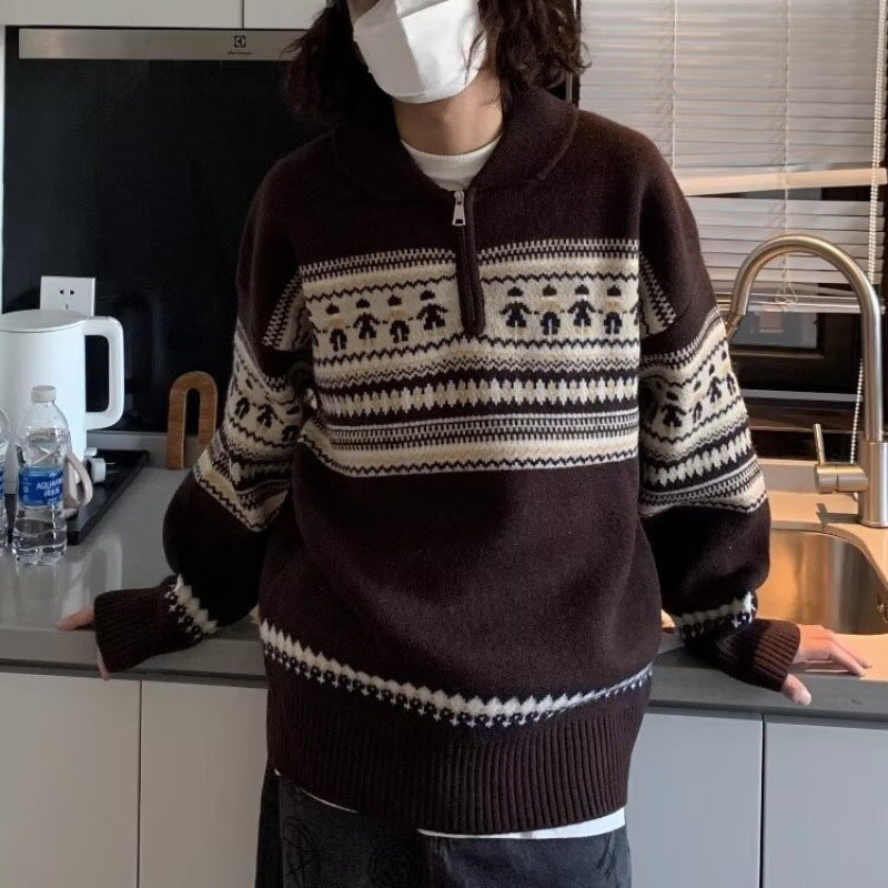 Deer Plush Sweater Trendy All-matching Artistic Fashion New