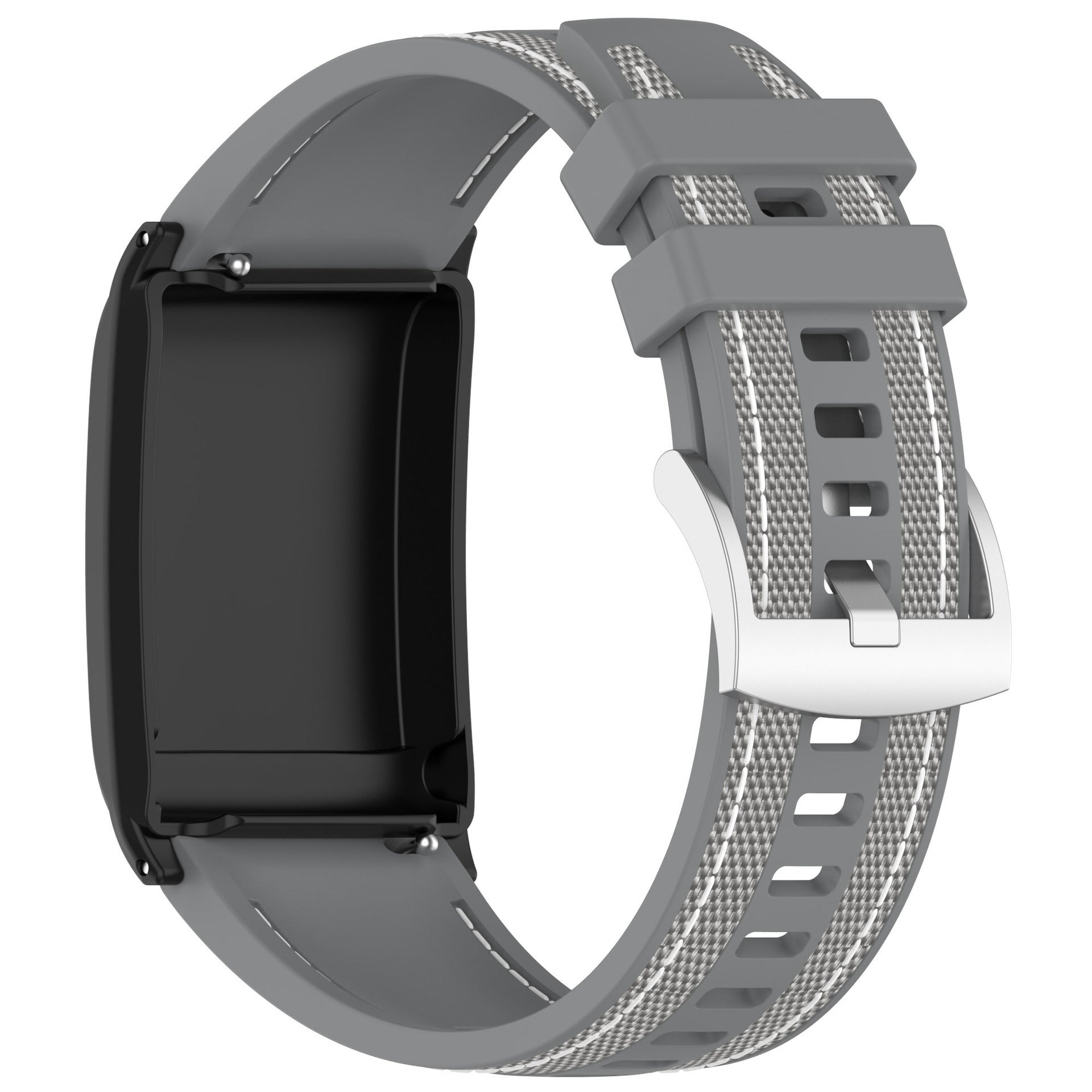 Woven Strap Watch Silicone Nylon Composite Wristband