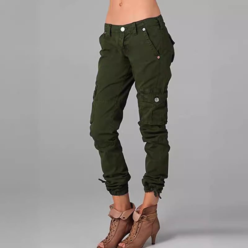 Multi-Pocket Workwear Tactical Pants European And American Sports And Leisure