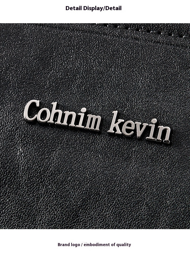 Men's Fashion Personalized Leather Messenger Bag