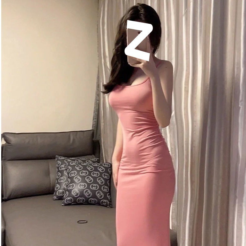 Ins Pure Desire Sleeveless Sling Dress Women