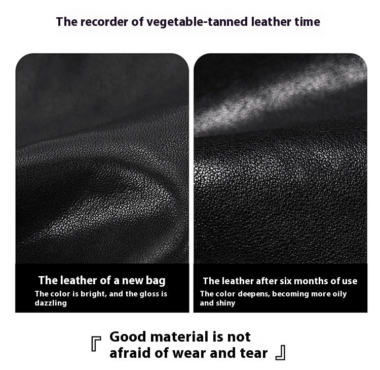 Men's Fashion Personalized Leather Messenger Bag