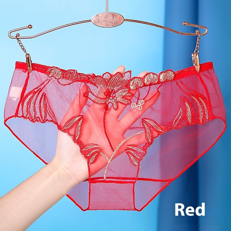 Charming Transparent Mesh Seamless Underwear Shorts