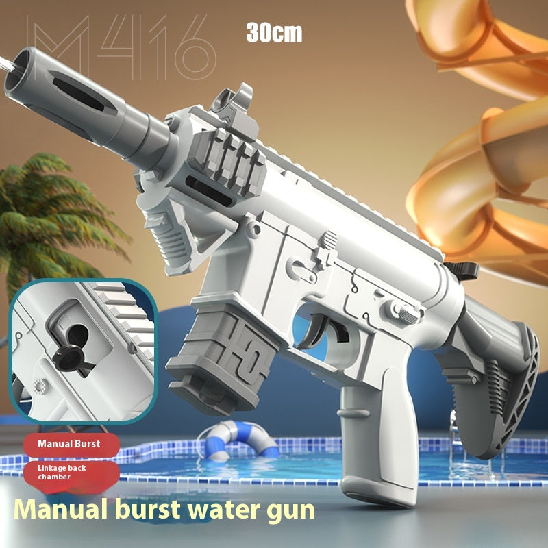 Cross-border Manual Press Water Gun Summer Water Pistols