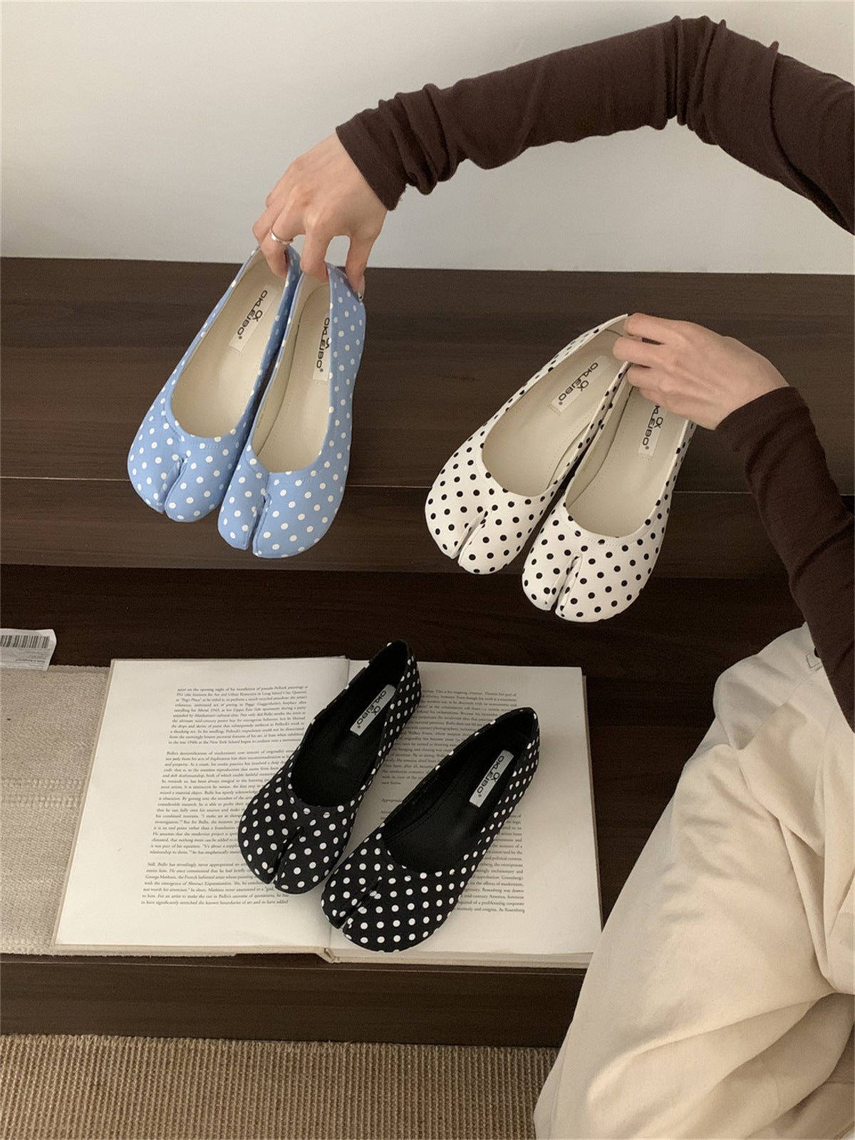 Horseshoe Split Toe Sheep Hooves Shallow Mouth Soft Bottom Flat Shoes