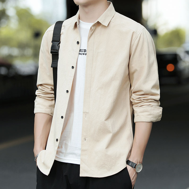 Men's Long Sleeve Workwear Shirt Jacket