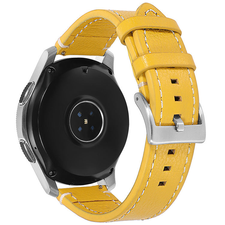 Leather Strap Business Men's Watch Band Double-sided Head Layer Cowhide Watch Accessories