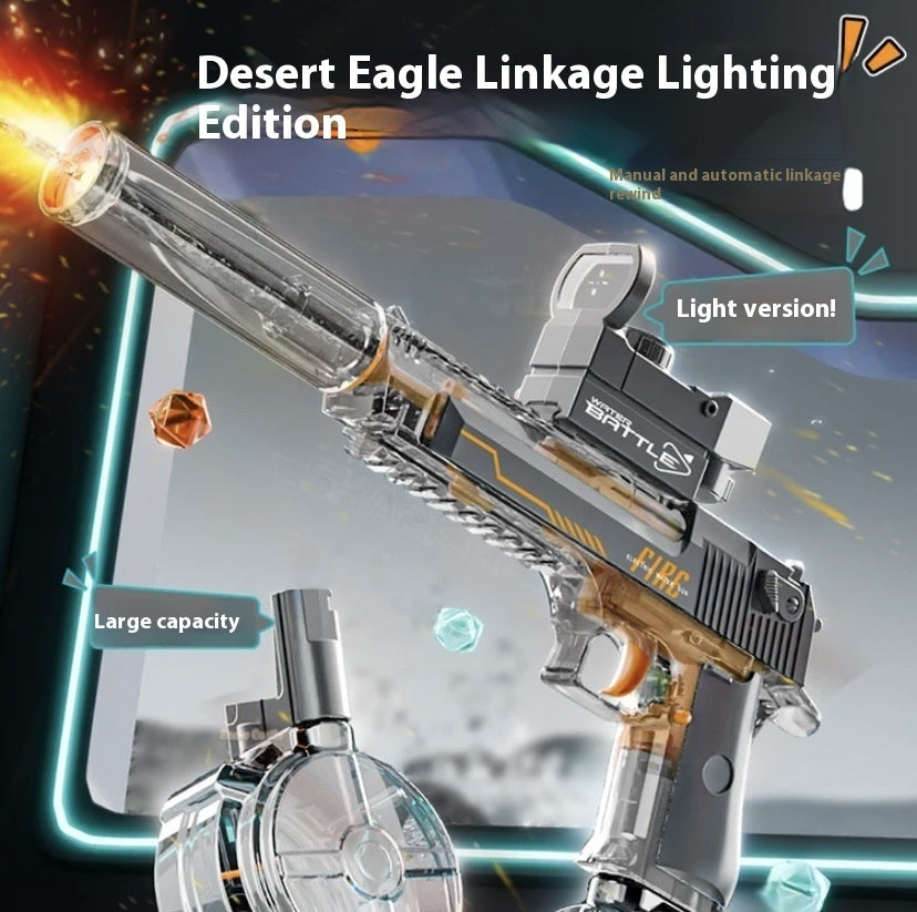 New Fire Light Effect Electric Water Gun