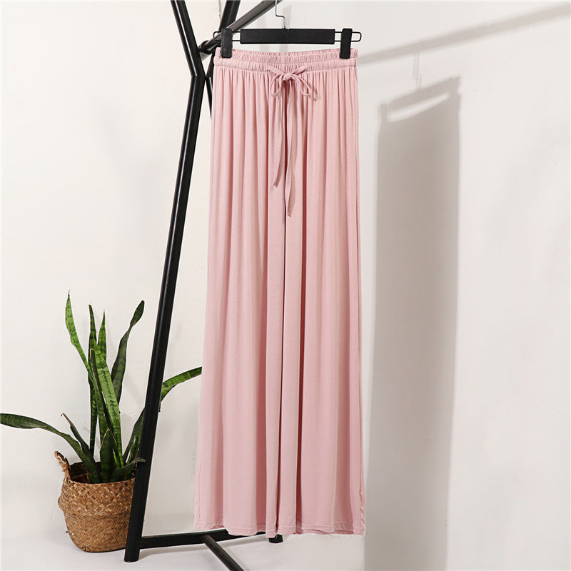 High Waist Cuprammonuium Loose Thin Casual Pants