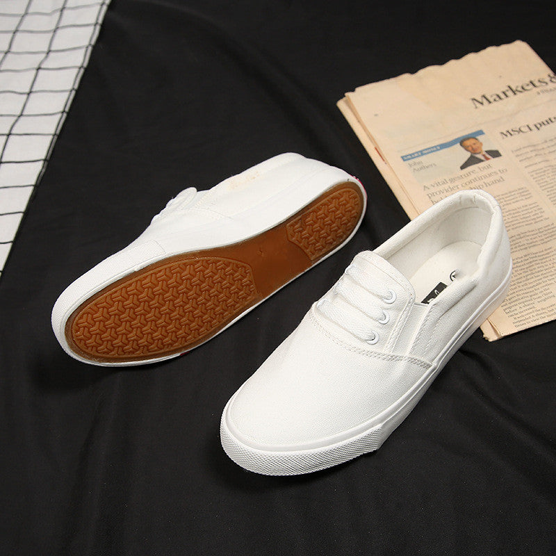 Women's Shoes Canvas  Classic Three-time Vulcanized Flat