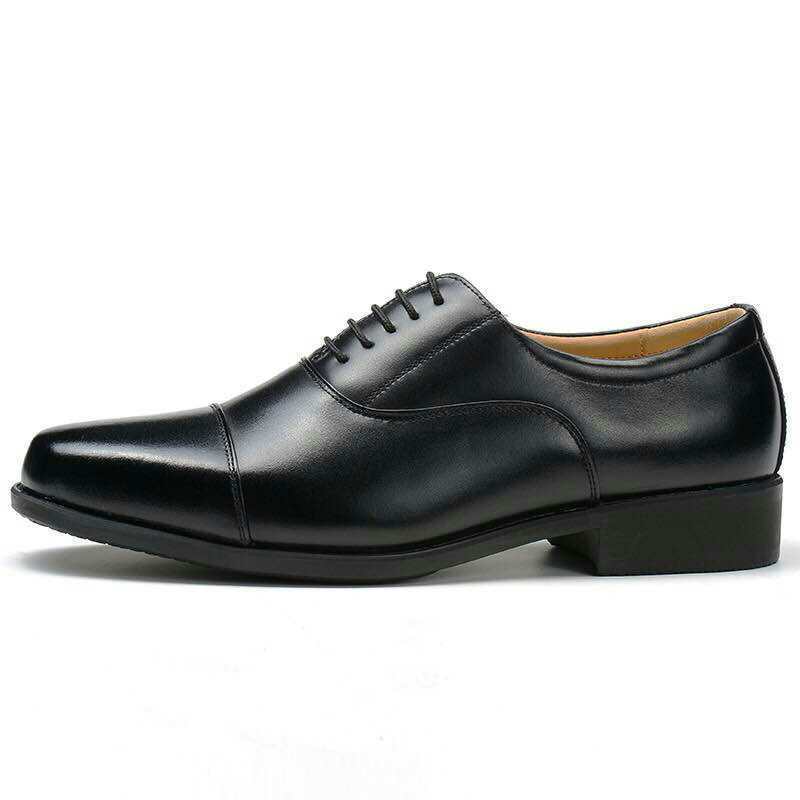 Mesh Three Connector Business Casual Leather Shoes