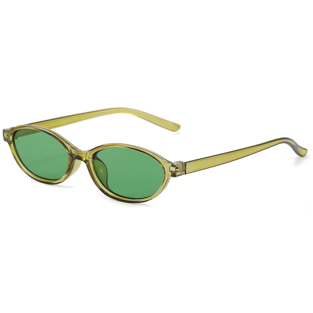 Women's Oval Sunglasses With Small
